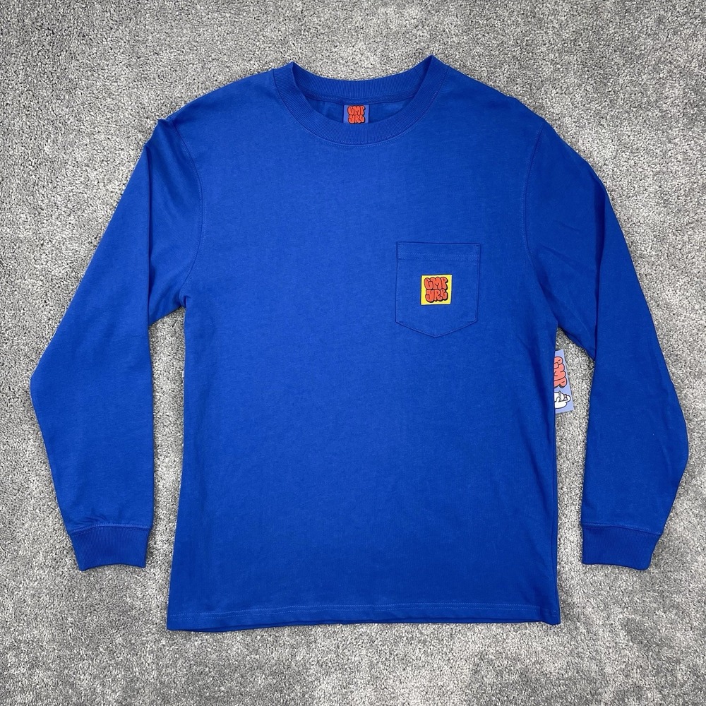 Empyre Shirt Adult Medium Blue Hammer Time Long Sleeve Skater NEW